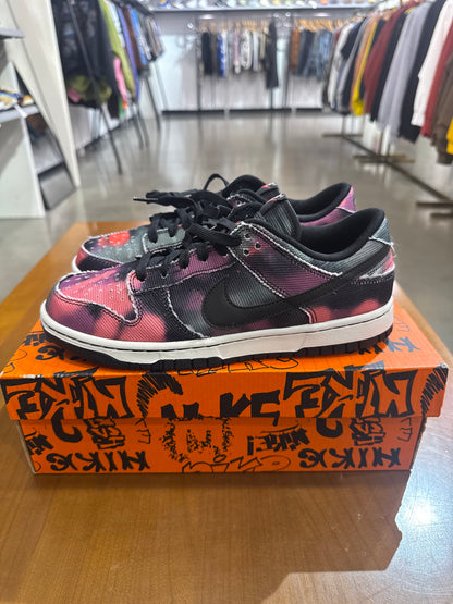 Preowned Nike Dunk Low Graffiti Pink