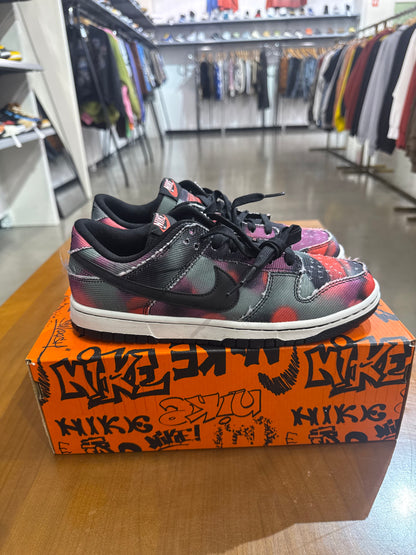Preowned Nike Dunk Low Graffiti Pink