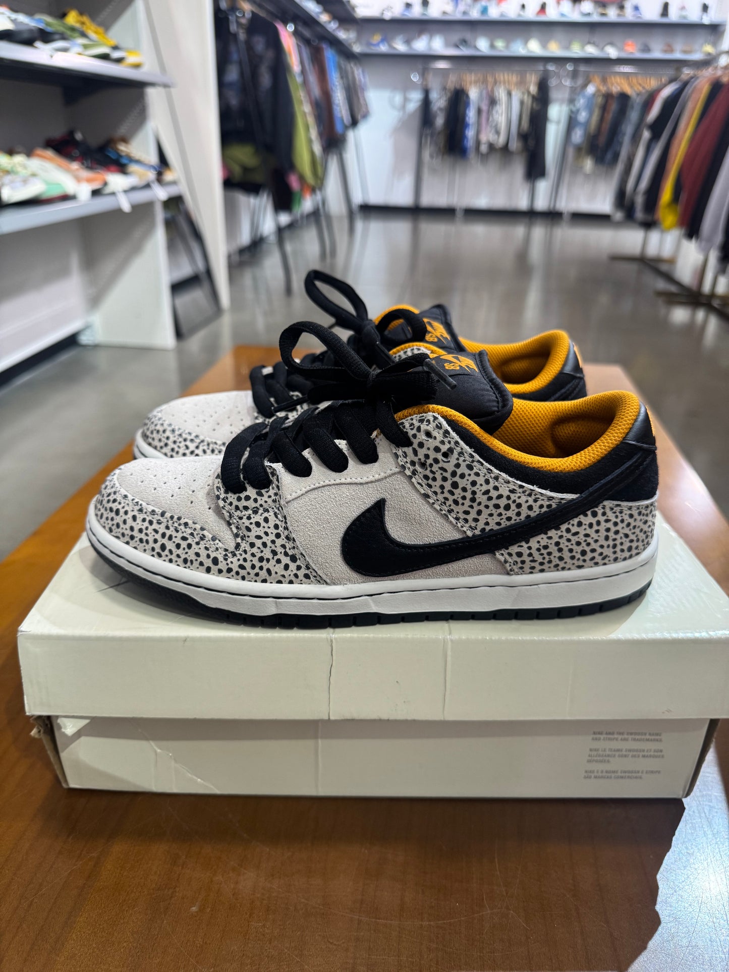 Preowned Nike SB Dunk Low Olympic Safari