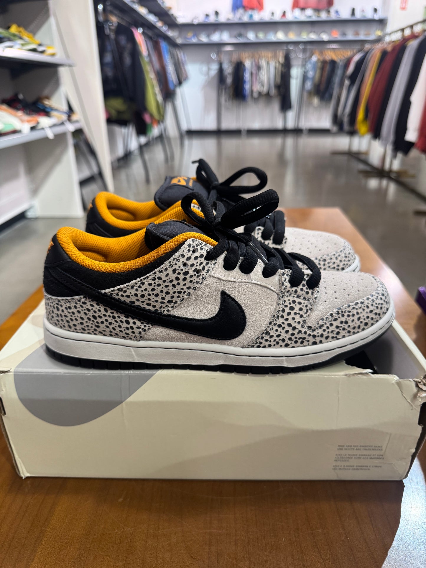 Preowned Nike SB Dunk Low Olympic Safari