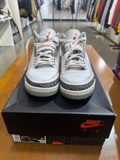 Preowned Air Jordan 3 Fire Red