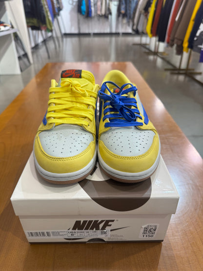 Preowned Travis Scott Air Jordan 1 Low Canary