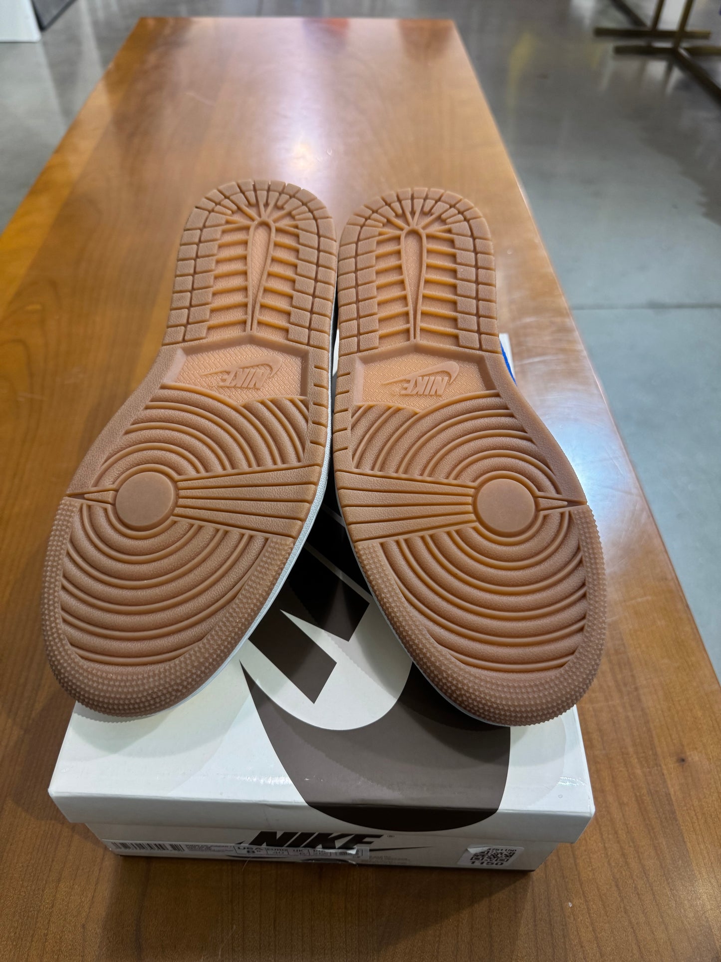 Preowned Travis Scott Air Jordan 1 Low Canary