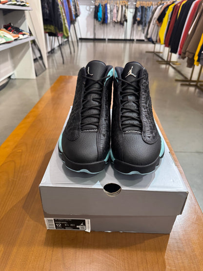 Air Jordan 13 Black Island Green
