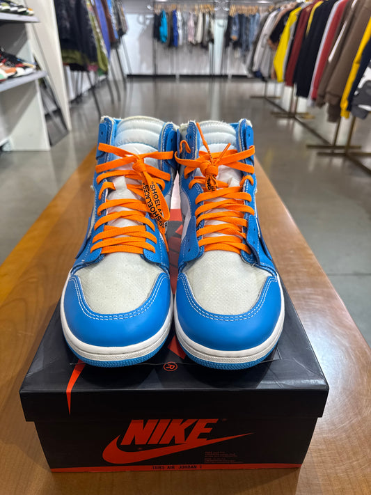 Preowned Off White Air Jordan 1 UNC