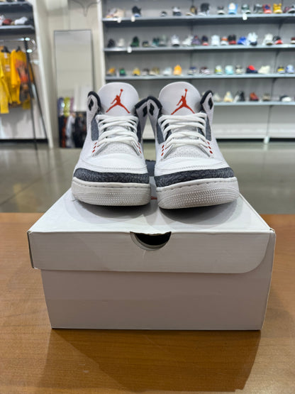 Preowned Air Jordan 3 SE Fire Red Denim