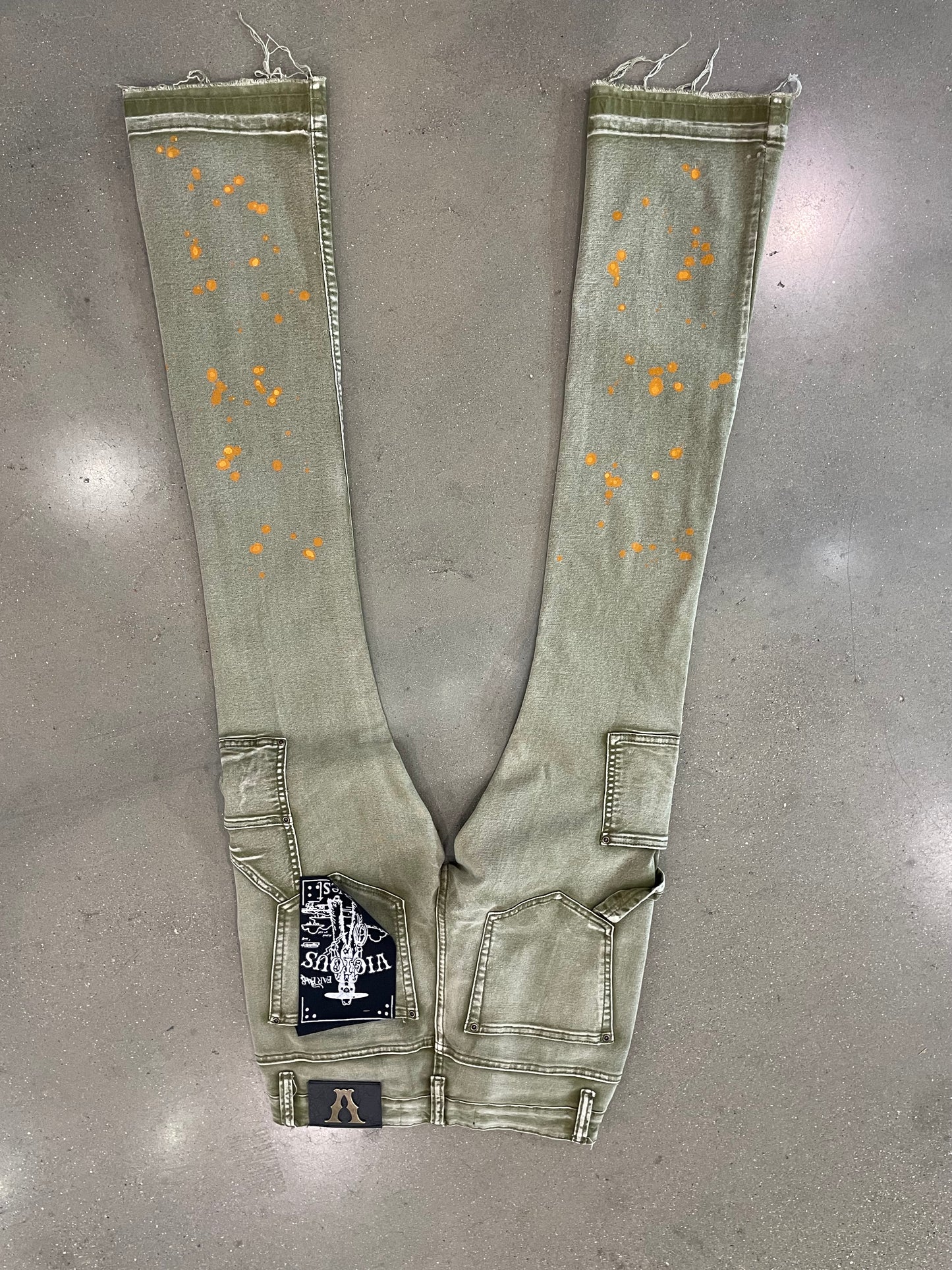 Preowned Vicious Jeans Green