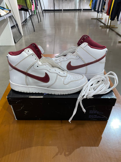 Preowned Nike SB Dunk High Mafia Pack White