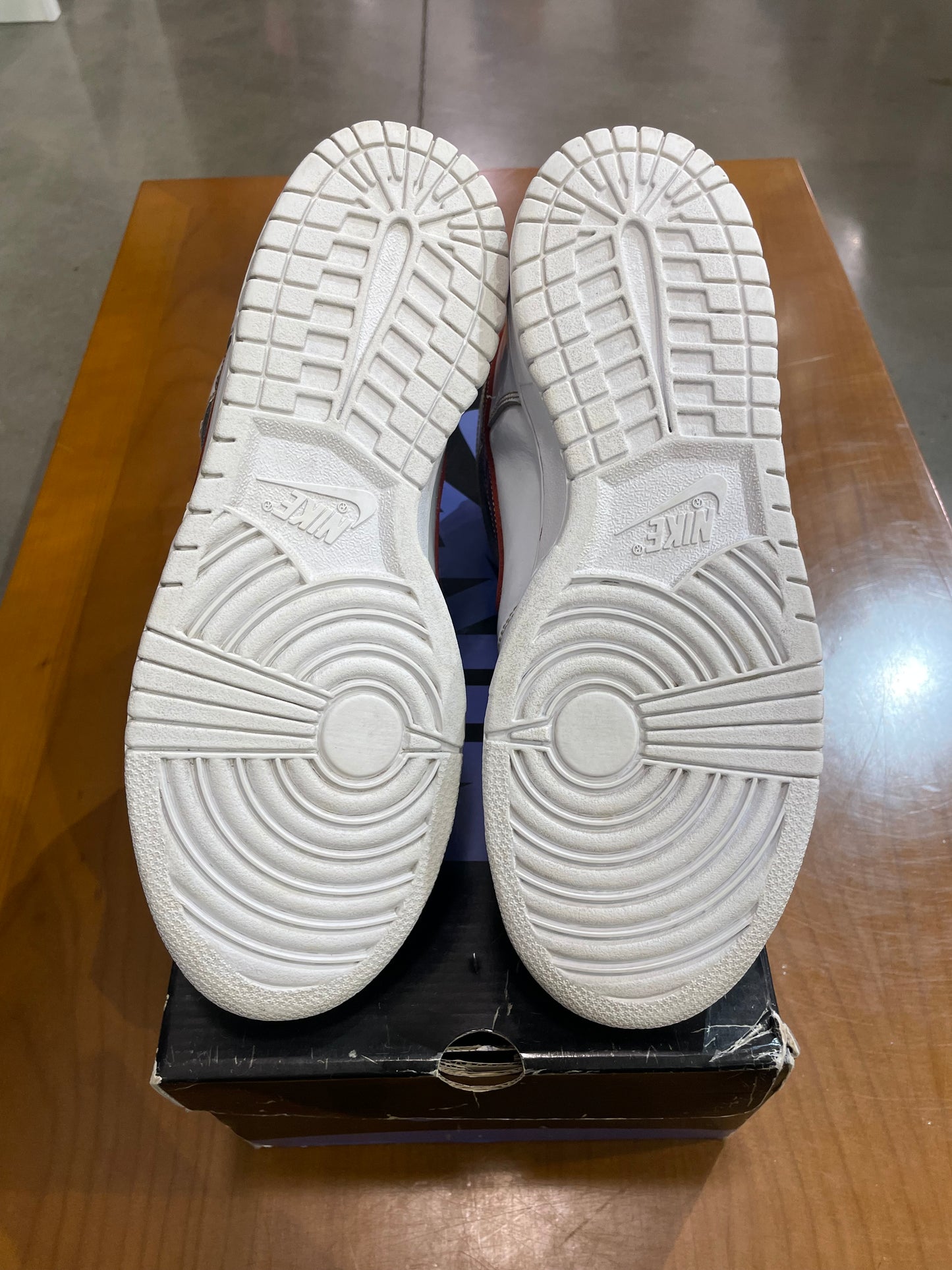 Preowned Nike SB Dunk High Mafia Pack White