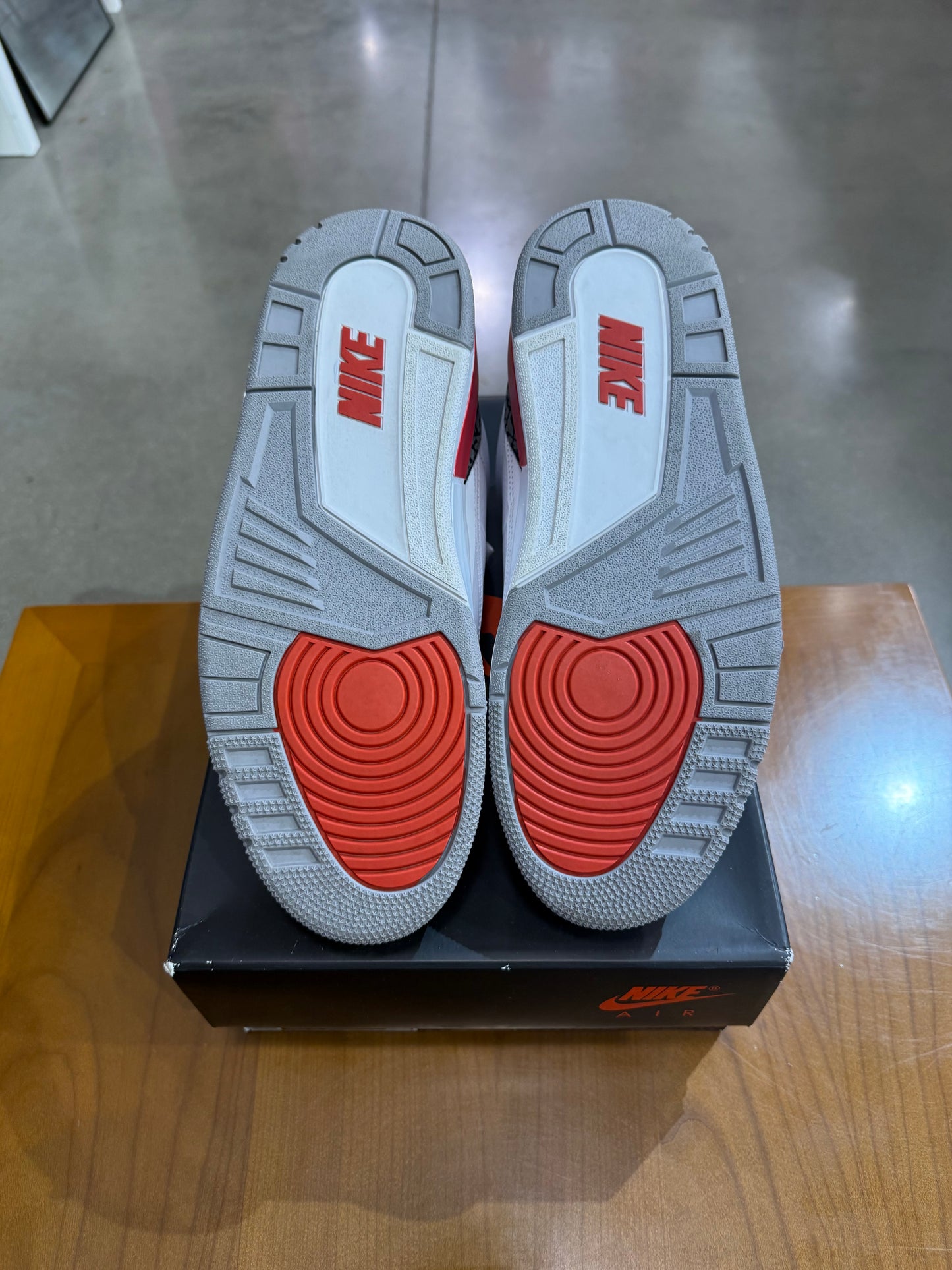 Preowned Air Jordan 3 Fire Red