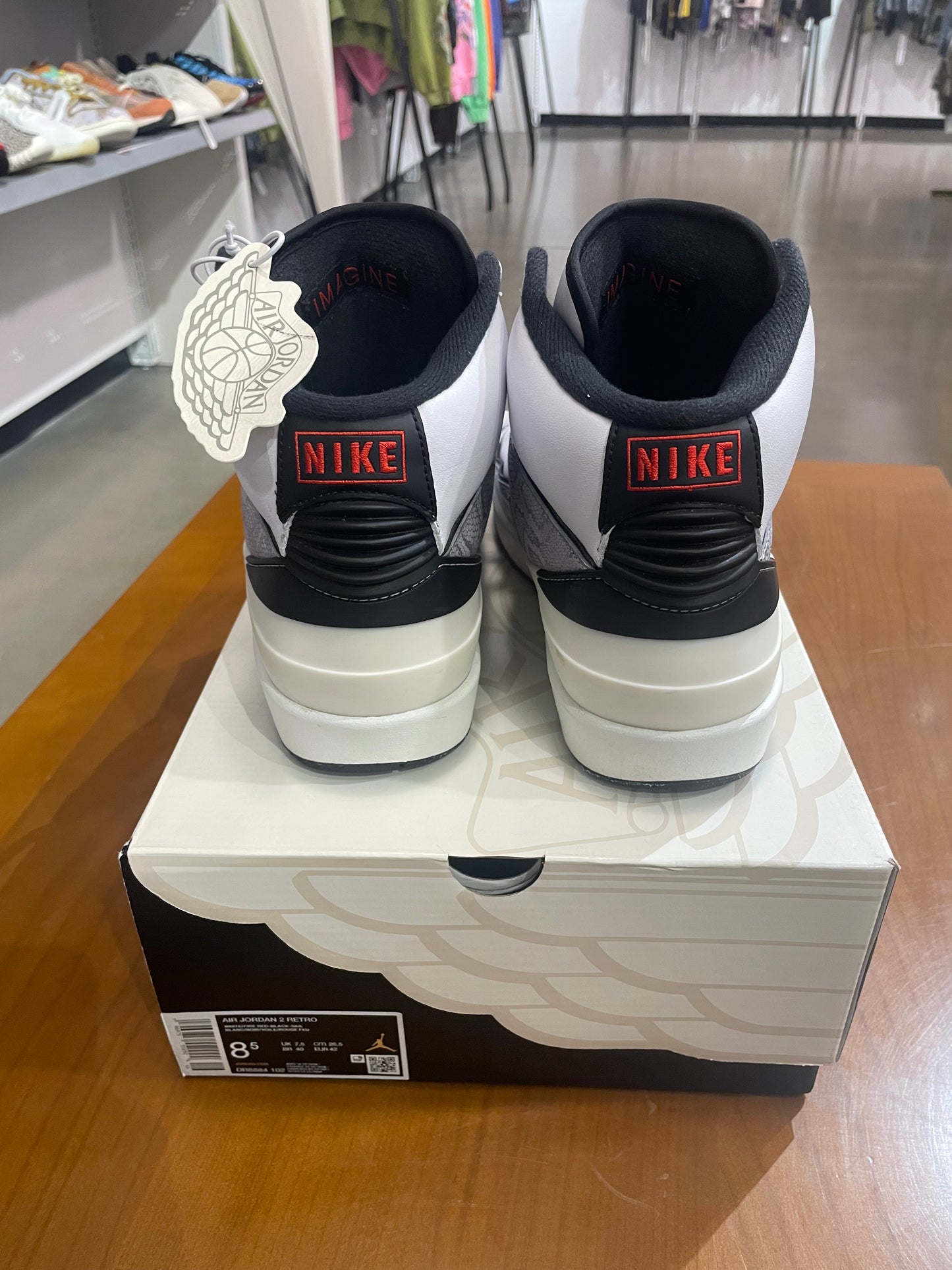 Preowned Air Jordan 2 Python