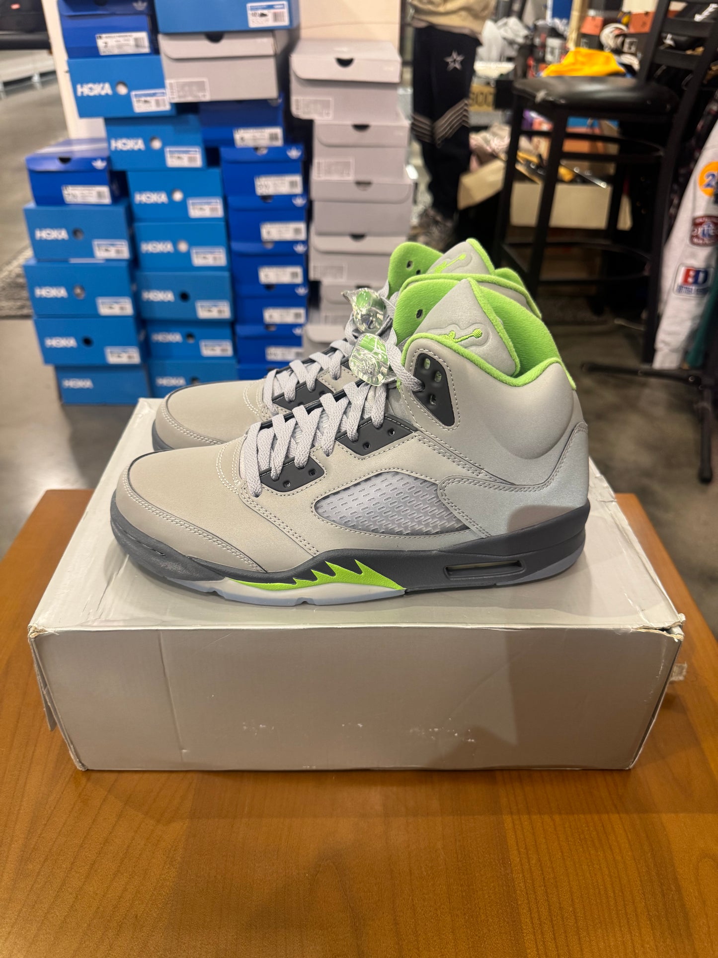 Air Jordan 5 Green Bean