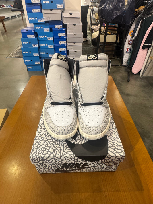 Air Jordan 1 White Cement