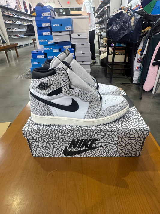 Air Jordan 1 White Cement