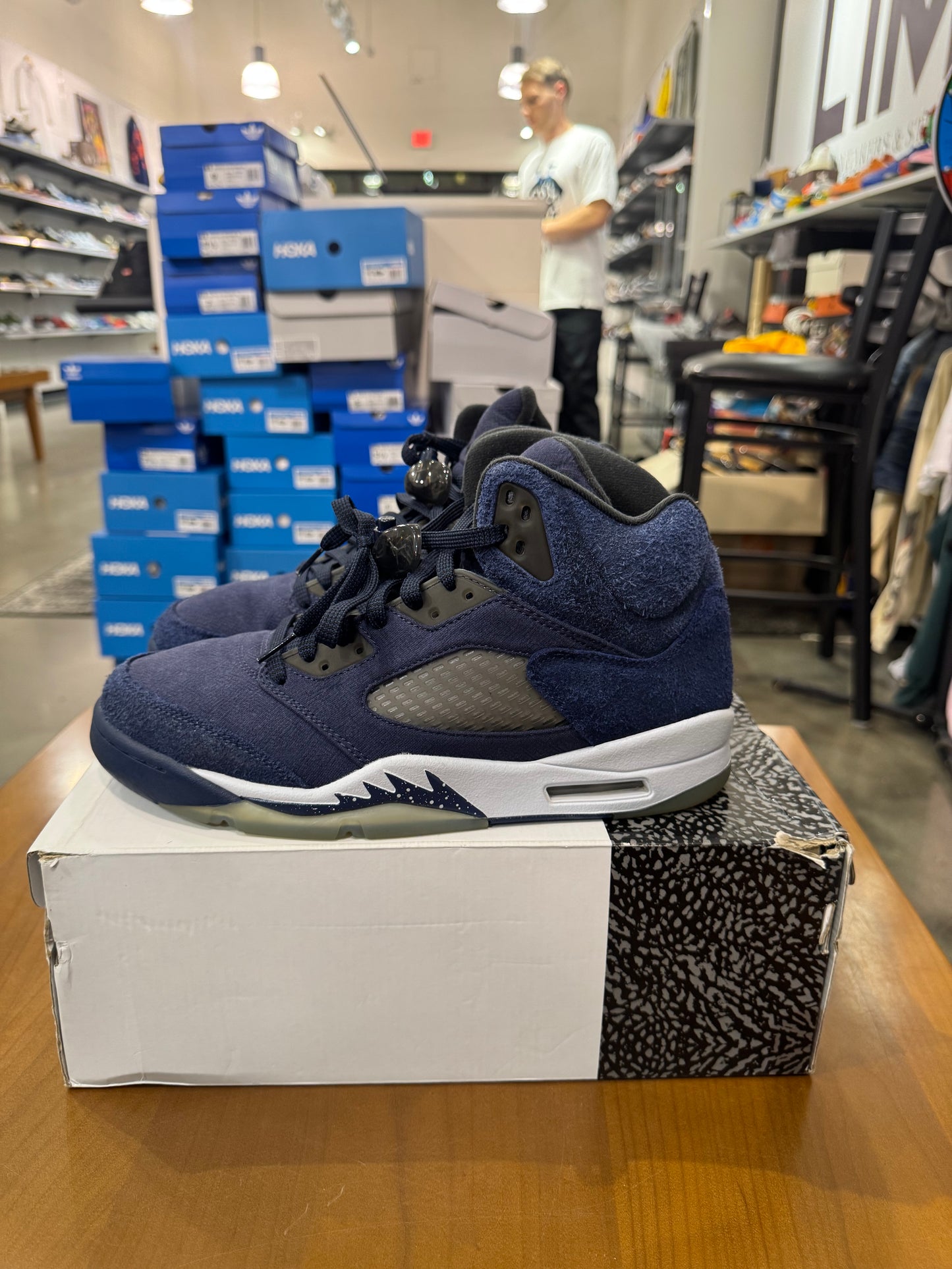 Preowned Air Jordan 5 Georgetown