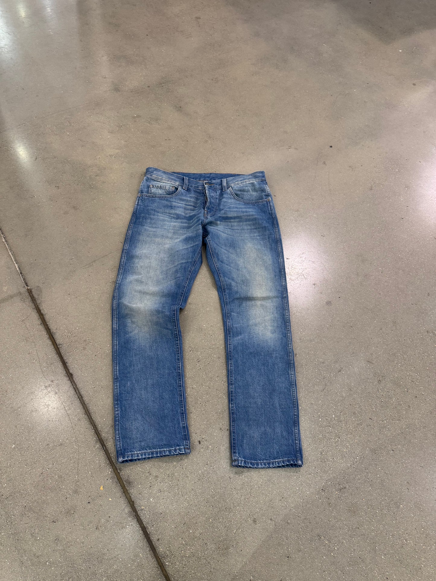 Preowned Gucci Mens Stripe Denim