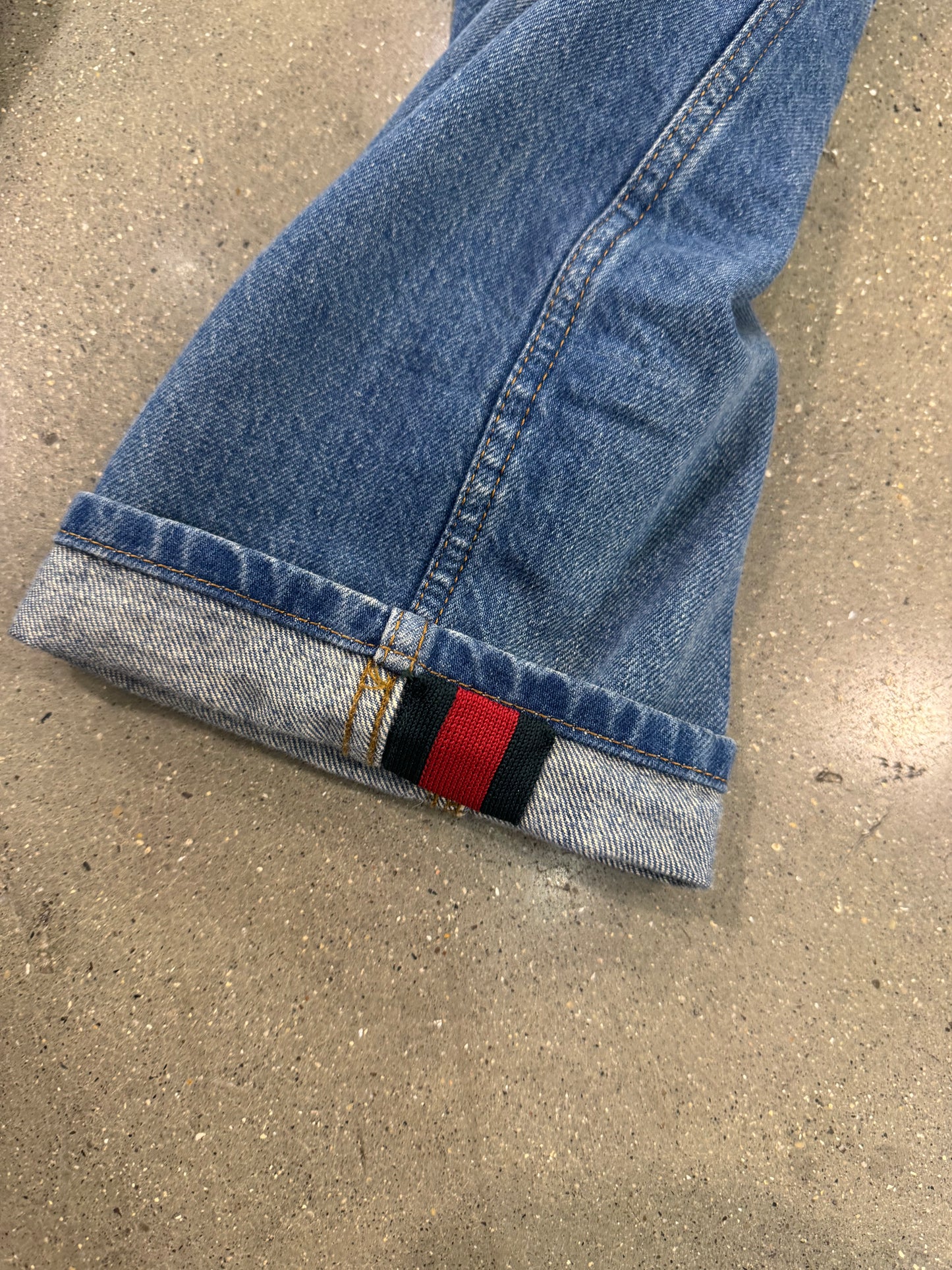 Preowned Gucci Mens Stripe Denim