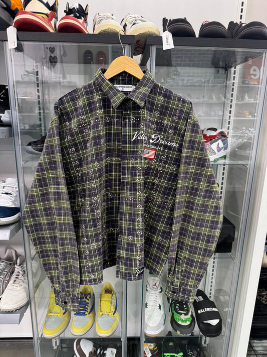 Preowned Vale Flannel Green