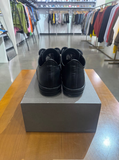 Preowned Rick Owens Lido Jumbo Lace Low Black/Black