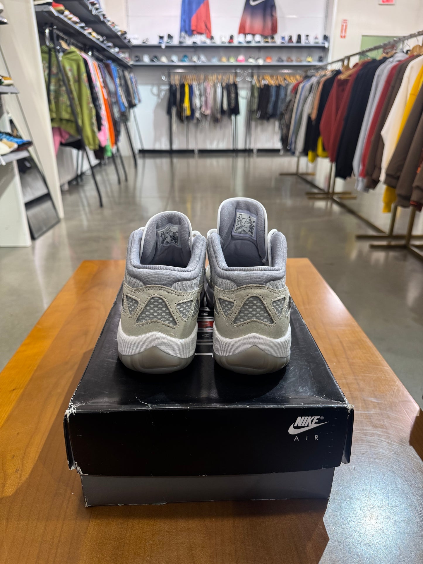 Preowned Air Jordan 11 Low IE Light Brown Orewood