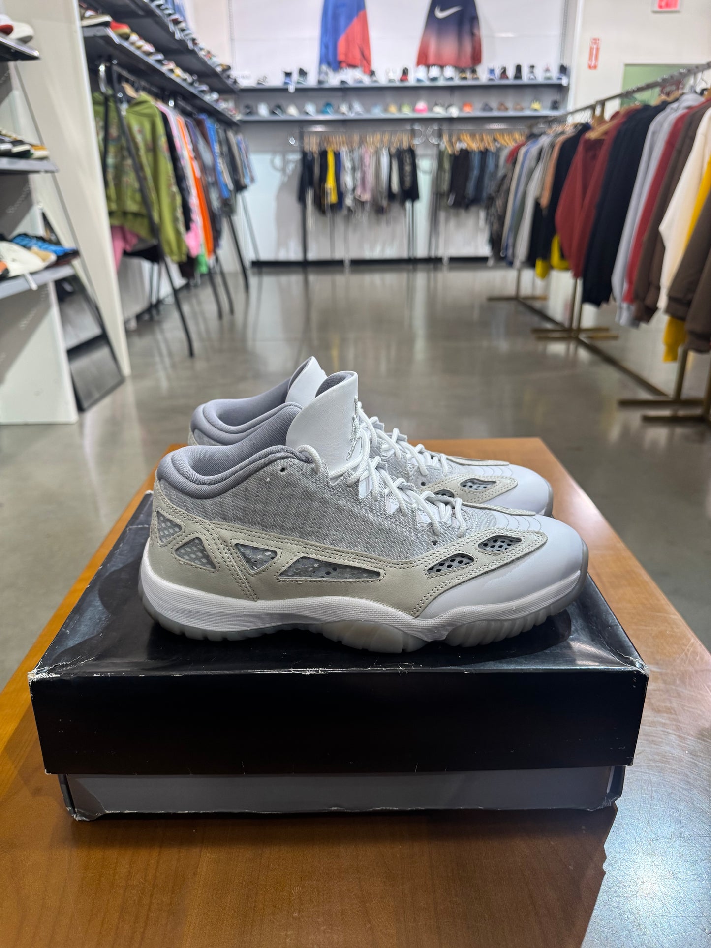 Preowned Air Jordan 11 Low IE Light Brown Orewood