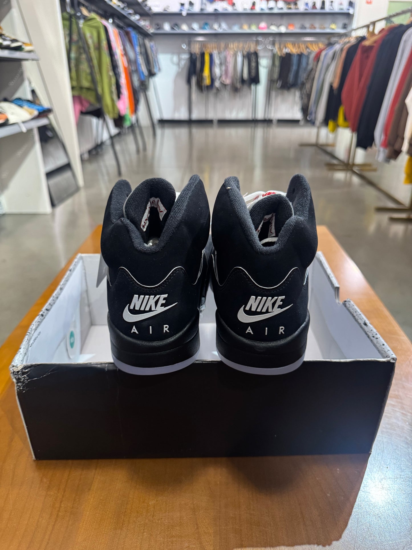 Air Jordan 5 Black Metallic Reimagined (No Box Lid)