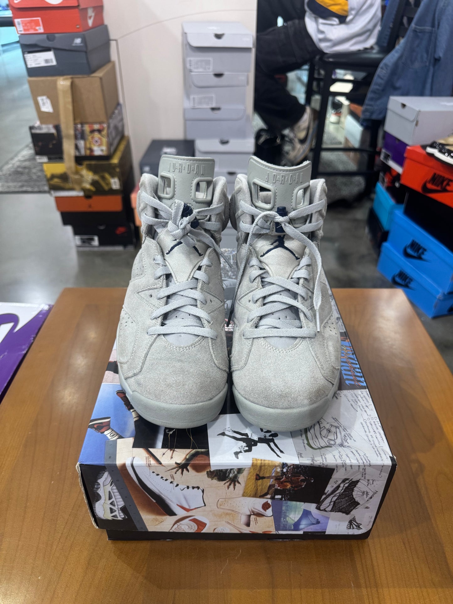 Preowned Air Jordan 6 Georgetown