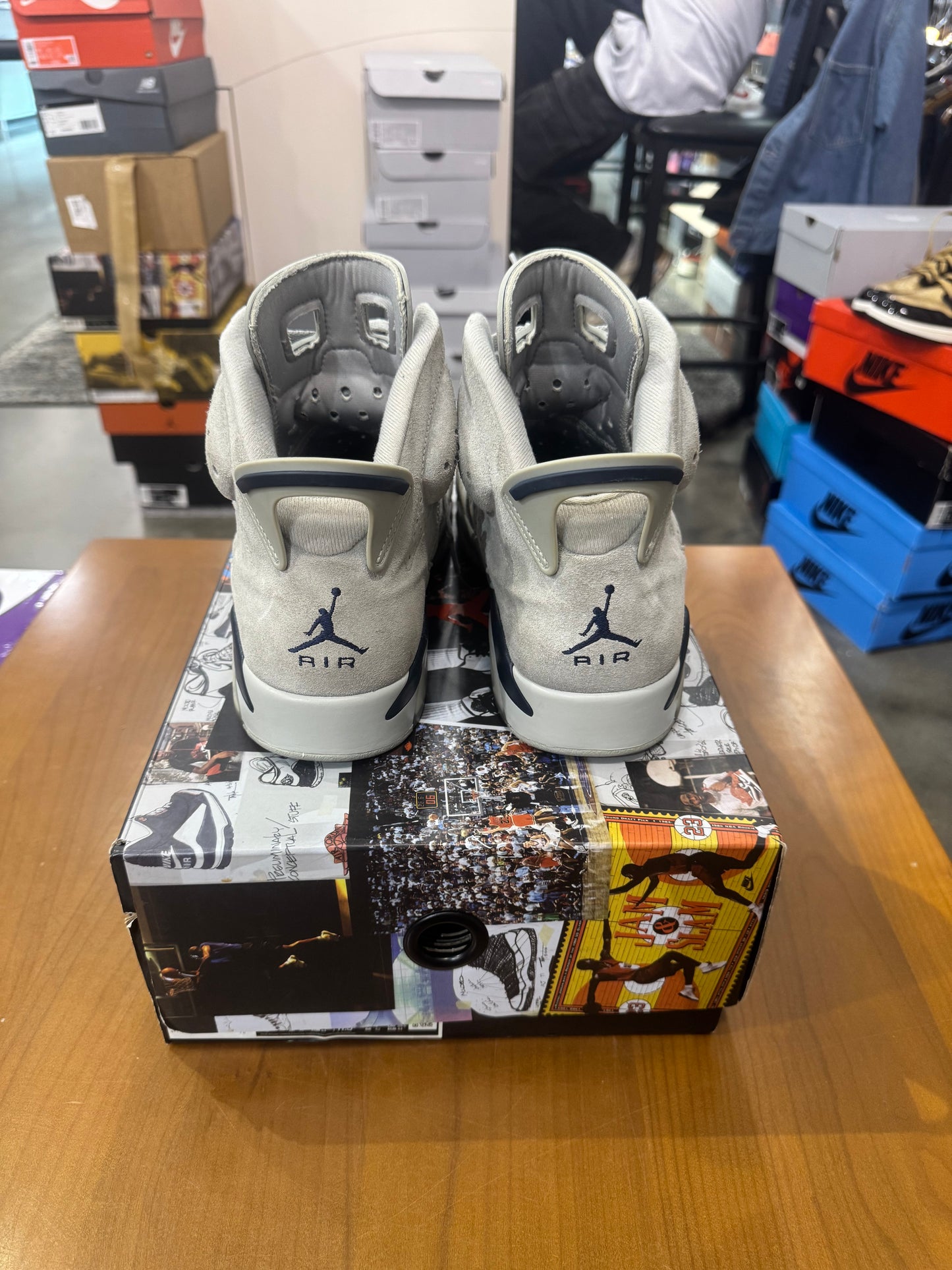 Preowned Air Jordan 6 Georgetown