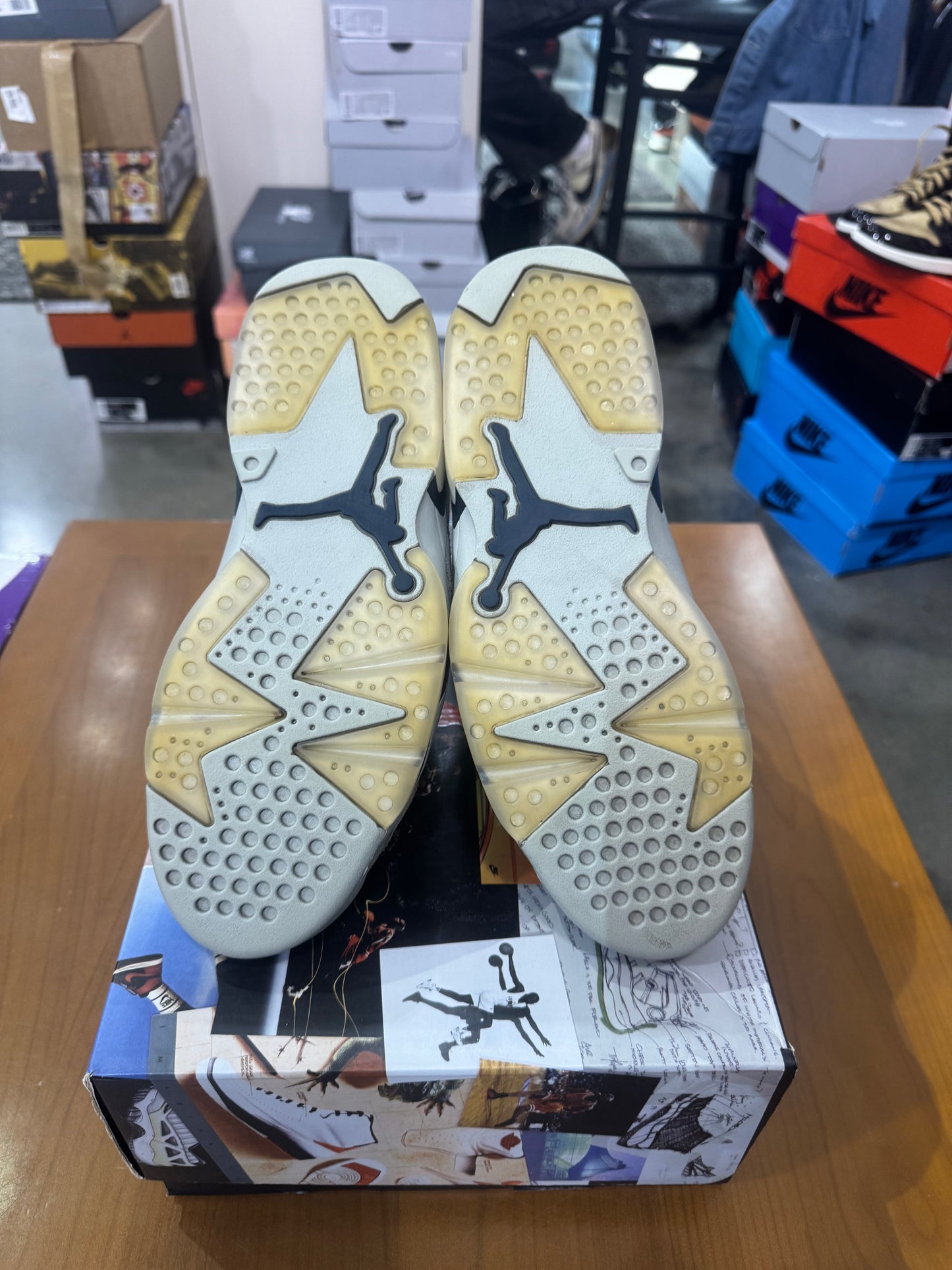 Preowned Air Jordan 6 Georgetown