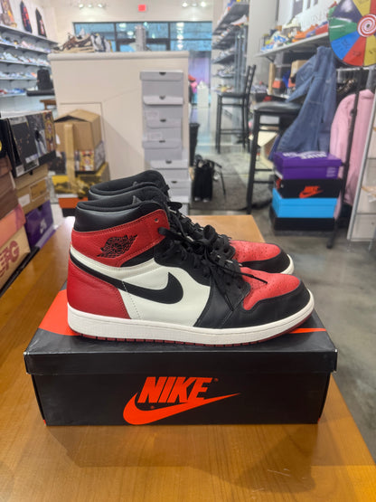 Preowned Air Jordan 1 Bred Toe