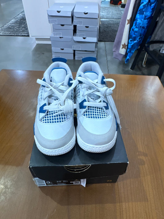 Preowned Air Jordan 4 Military Blue