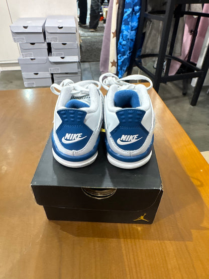 Preowned Air Jordan 4 Military Blue