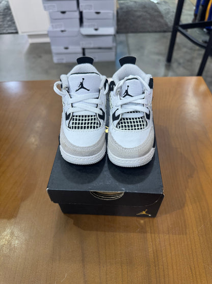 Preowned Air Jordan 4 Military Black