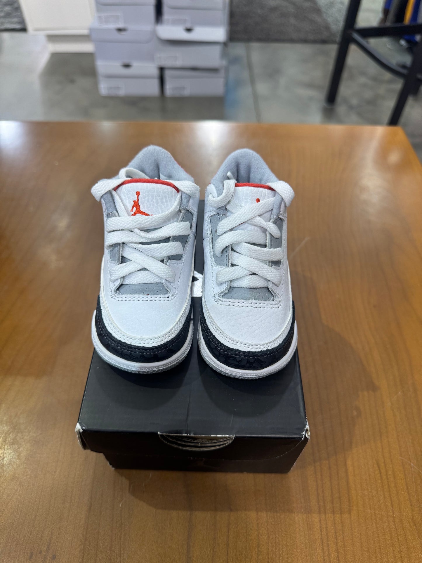 Preowned Air Jordan 3 Fire Red