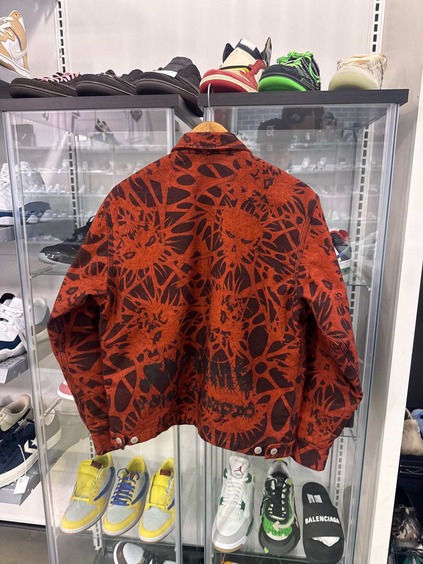 Preowned Supreme Ys By Yohji Yamamoto Denim Work Jacket Red