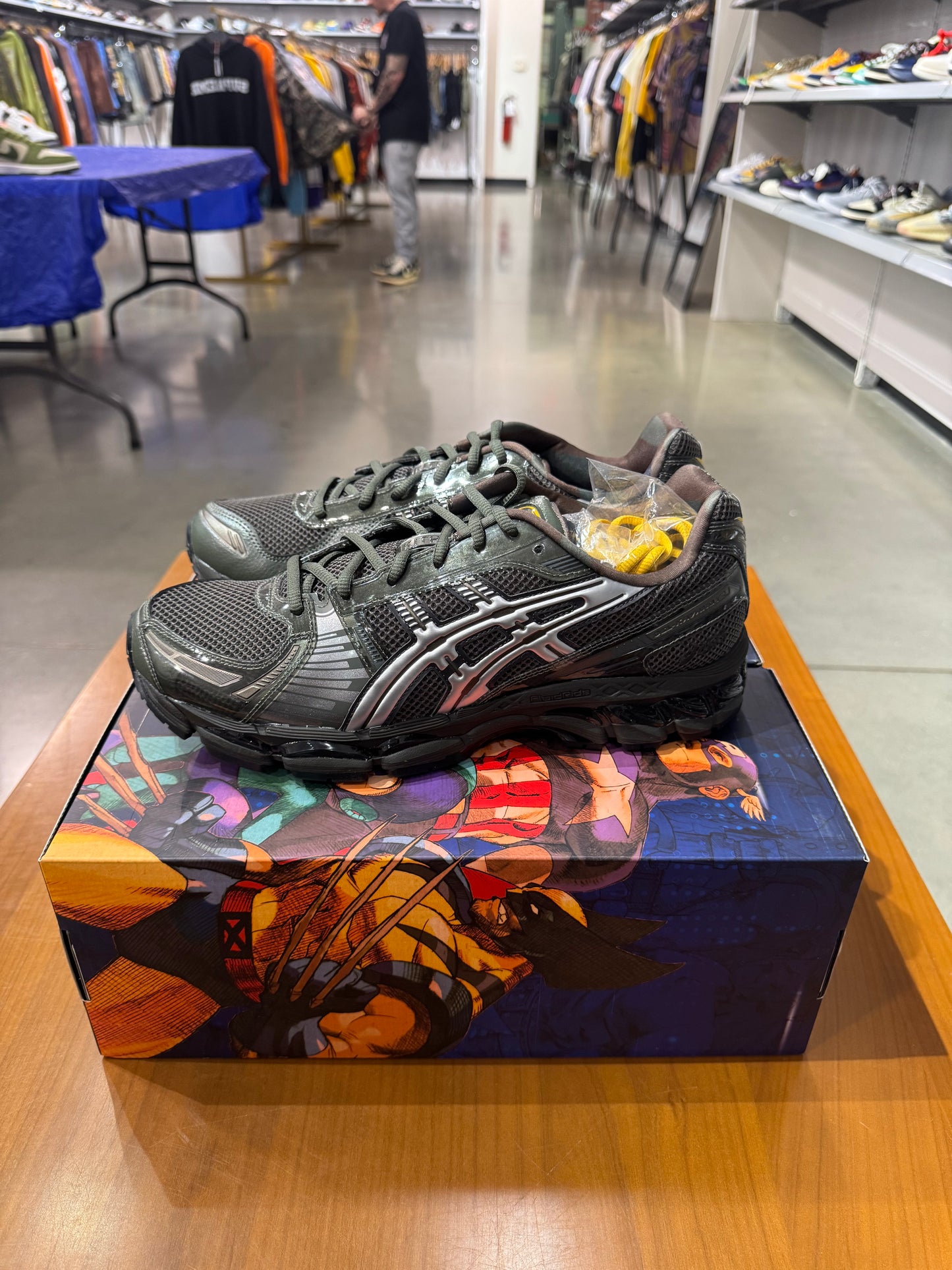 Kith Asics Gel Kayano 12.1 Captain America Vs Guile Double Box