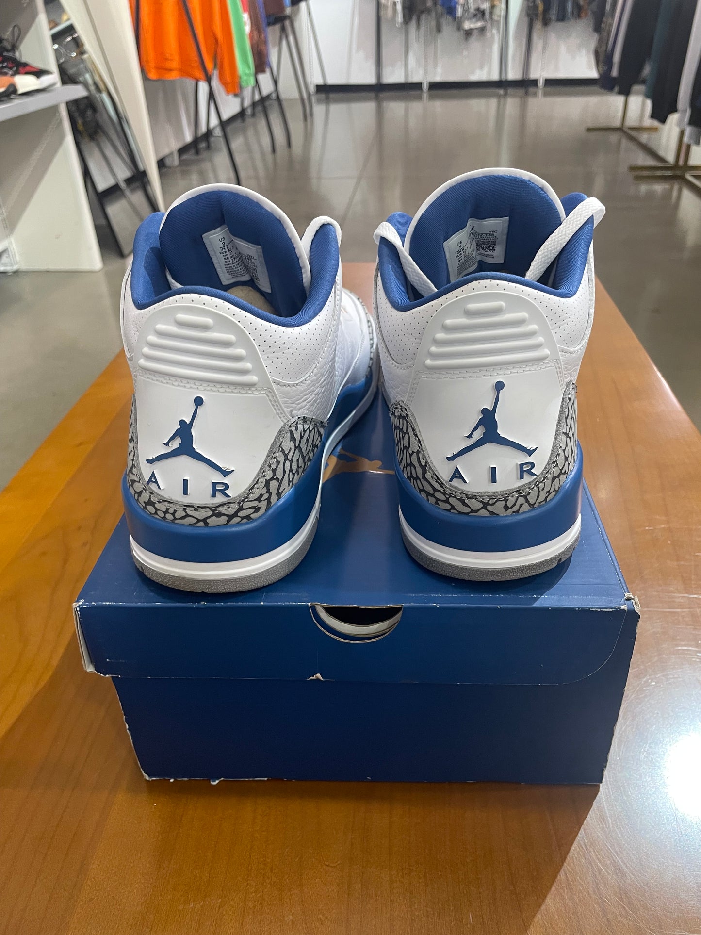 Preowned Air Jordan 3 Wizards