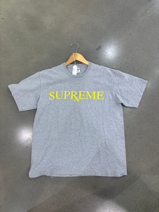 Preowned Supreme RX Heather Grey Tee