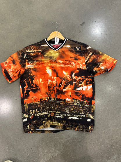 Preowned Supreme Vinci Per Noi Soccer Jersey Multicolor