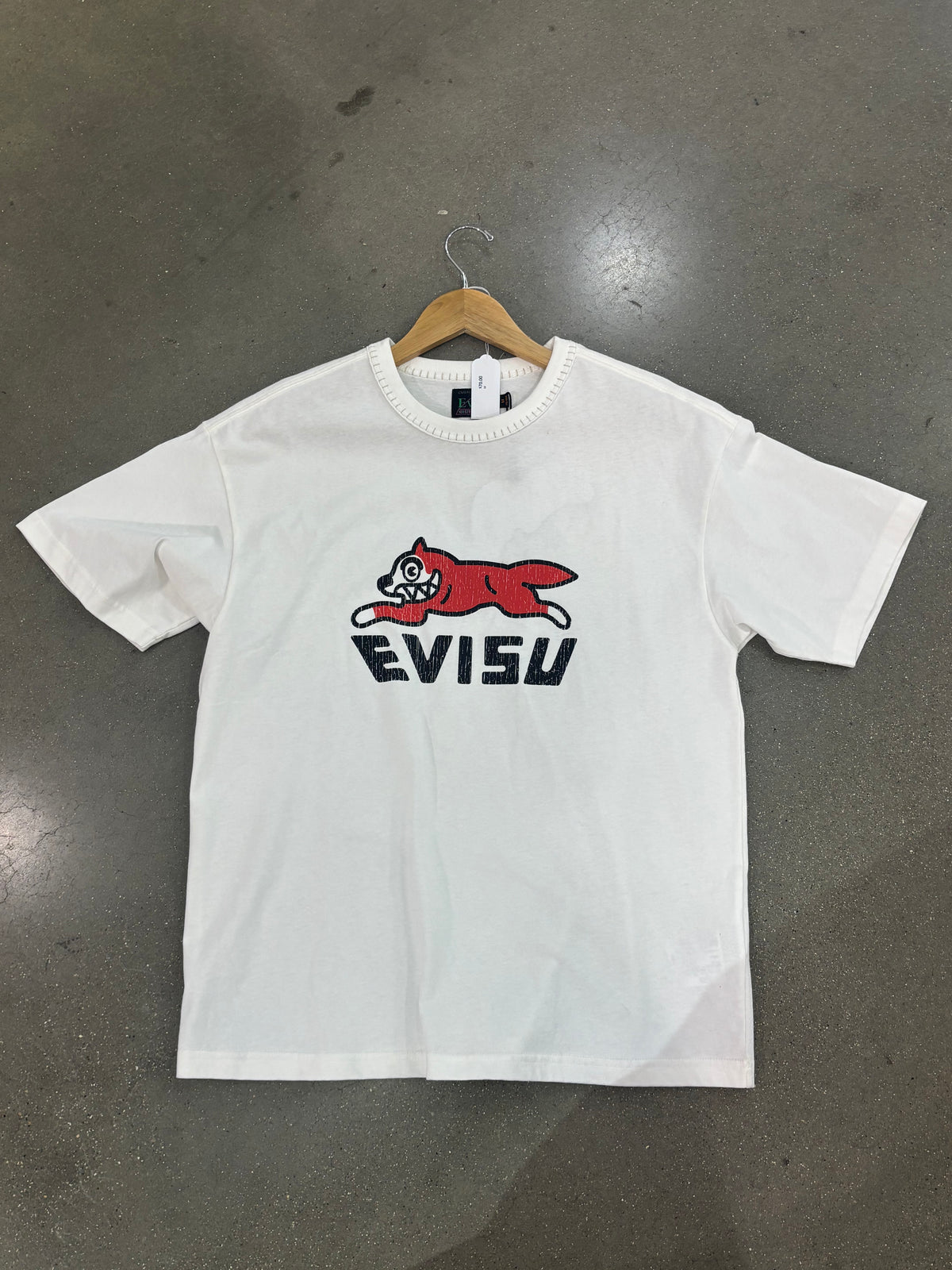 ICECREAM X EVISU Logo With Evisu Printed Tshirt