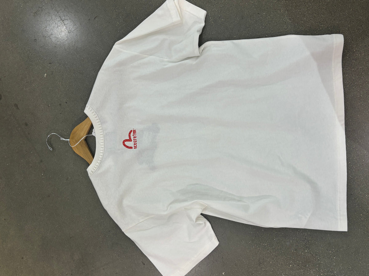 ICECREAM X EVISU Logo With Evisu Printed Tshirt