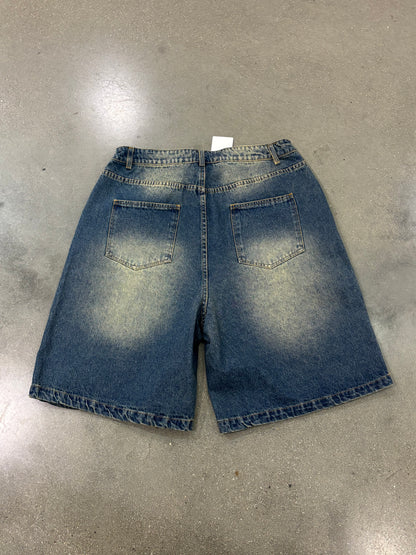 Preowned Vale Forever Black 1980s Jorts Black/Wash