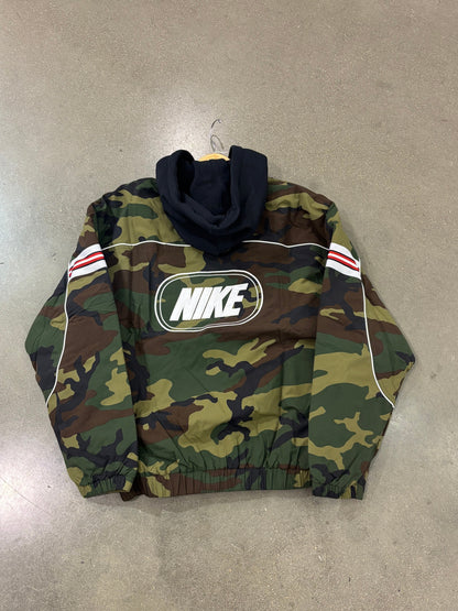 Supreme Nike Nylon Hooded Jacket Woodland Camo