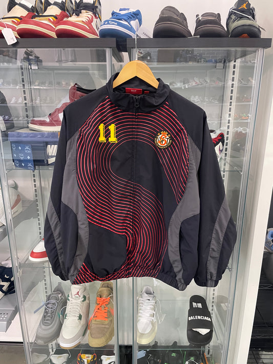 Preowned Supreme S Logo Track Jacket Red