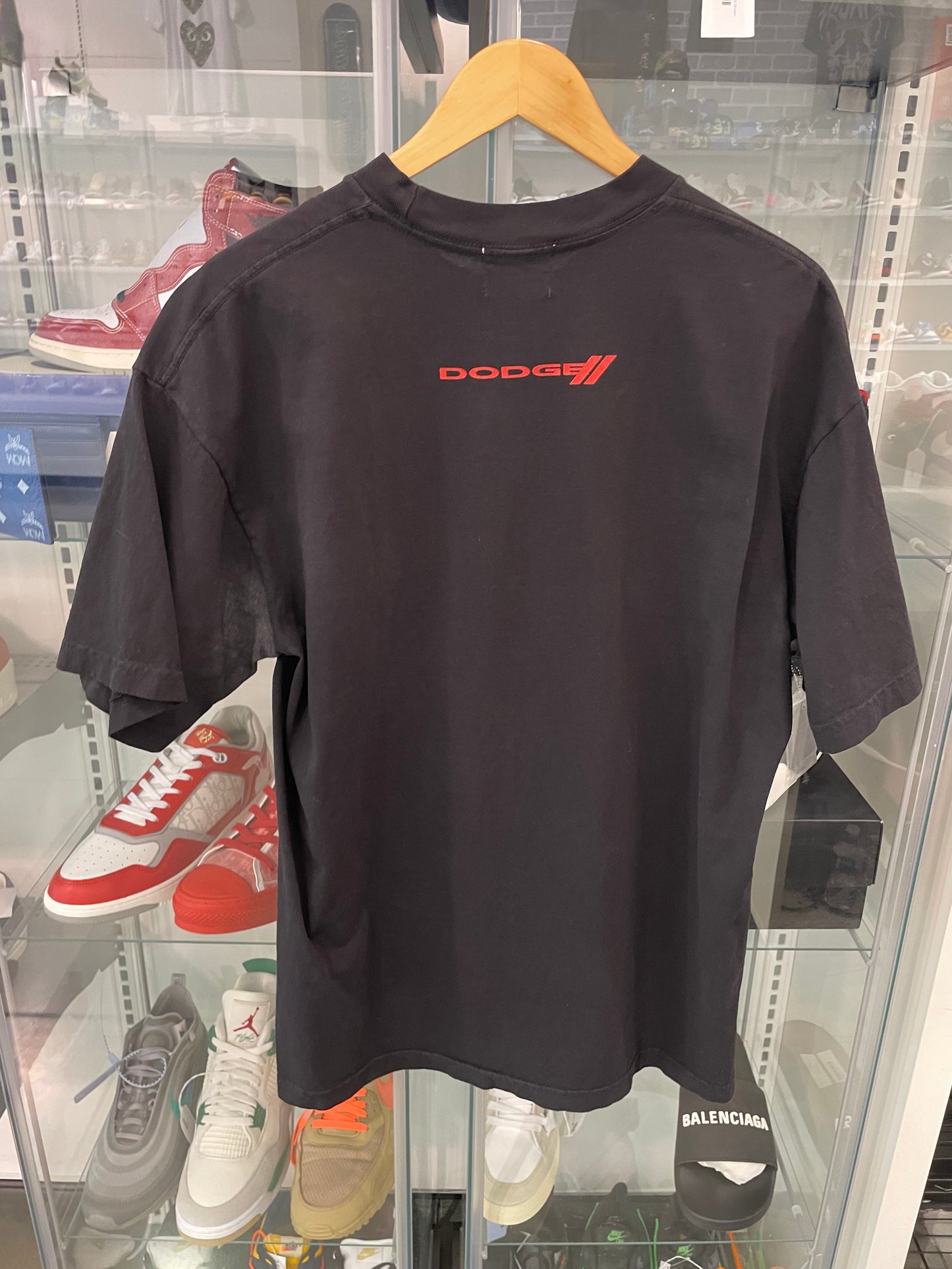 Preowned Warren Lotas Tee Challenger Black Red