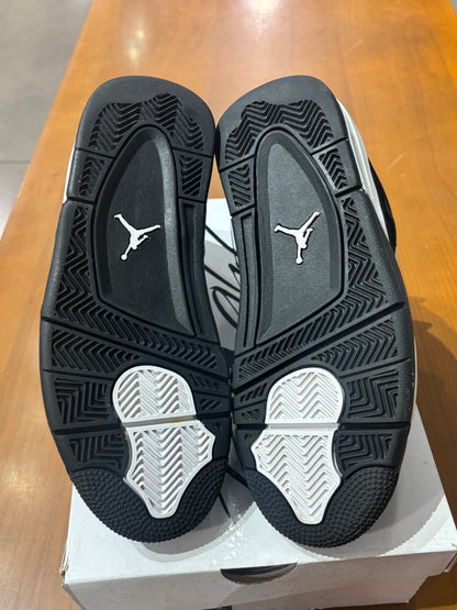 Preowned Air Jordan 4 White Thunder