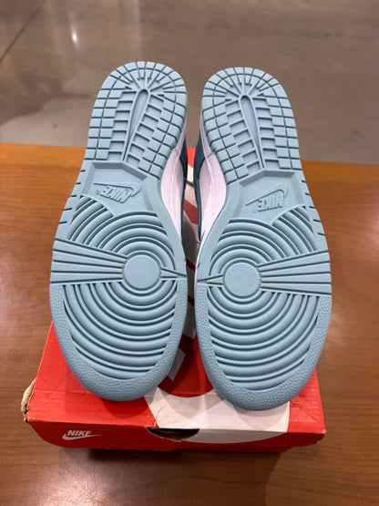 Preowned Nike Dunk Low Denim Turq