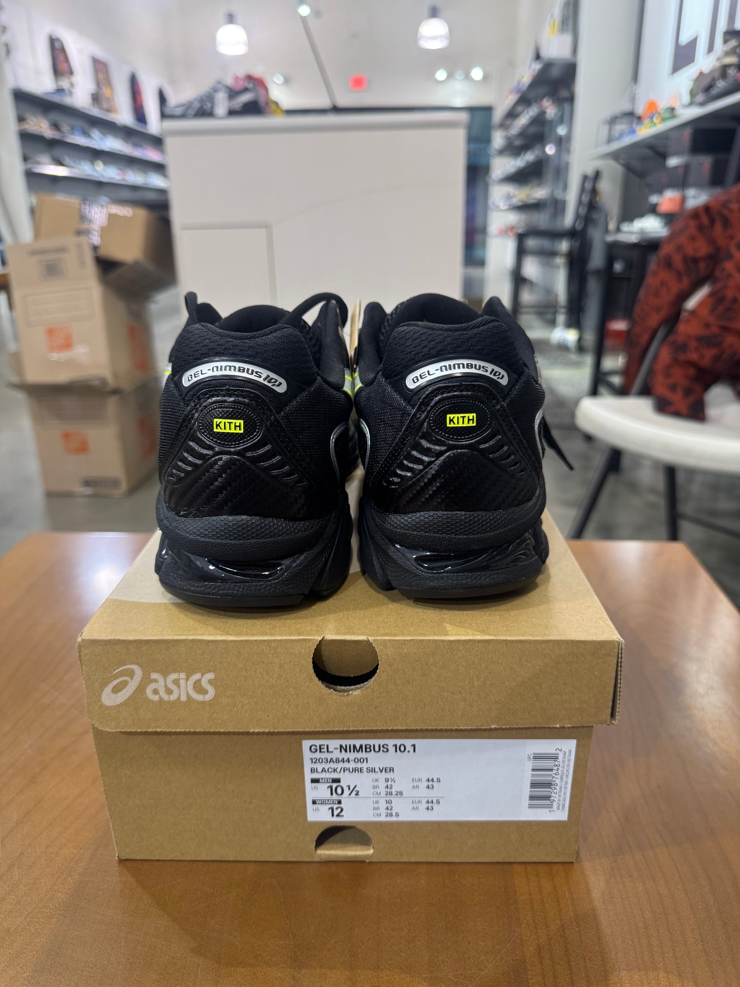 ASICS Gel-Nimbus 10.1 Kith Black Pure Silver