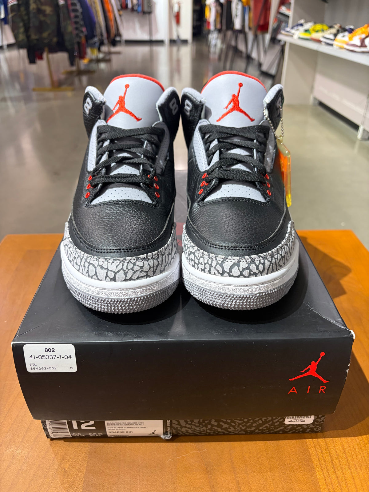 Air Jordan 3 Black Cement (2018)
