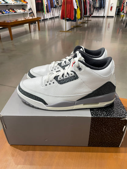 Preowned Air Jordan 3 Cement Grey